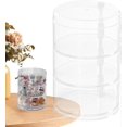 thumbnail image 1 of Armoire de Rangement pour Jouets, Vitrine de Collection, Petite Boîte Ronde Porte-Poupée, 1 of 4