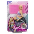 thumbnail image 5 of Barbie Fashionistas Doll #194 with Wheelchair & Ramp, Blond Hair, Rainbow Dress & Accessories, 5 of 5