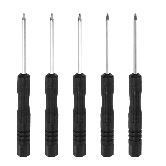 Unique Bargains Mini Torx Screwdriver, T4 Star Head for Watch Eyeglasses Metal Buckle Electronics Repair, 5 Pack