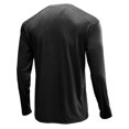 thumbnail image 4 of CEHVOM Men Long-Sleeve Beefy Muscle Basic Solid Pure Color Blouse Tee Shirt Top, 4 of 4