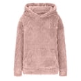 thumbnail image 4 of Timegard Chandails Molletonnés pour Femmes Hiver en Molleton Chauds Amples Confort Chandails à Capuchon Chandails à Enfiler Hauts avec Poches, 4 of 5