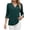 Green, variant on Pisexur Tops for Women Fashion 3/4 Sleeve Womens Tops Summer Ruffle Sleeve Pleated V-Neck Blouses for Women Business Casual Work Blouses Office Shirts S-2XL,Green
