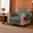 thumbnail image 2 of Subrtex Stretch 1-Piece Quilted Reversible Sofa Slipcover with Non-Slip Elastic Straps Washable Pet Couch Cover, 2 of 6