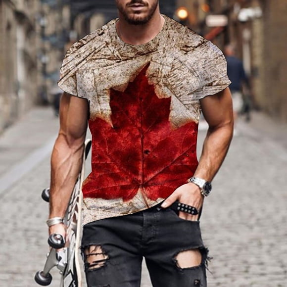 Patriotic Canada T Shirts for Men - Stylish and Comfortable Canadian Flag Apparel