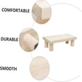 thumbnail image 4 of JJKBVCLO Wooden Stool Small Bedside Step Stool Shower Stool Stool Bathroom Stool Square Foot Stool Camping Potty Wood Footstool Child Stool, 4 of 7