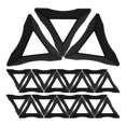 thumbnail image 2 of Milisten 20pcs Triangle Cubes Stand Base Puzzle Cube Holder Desktop Cube Plaything Display Tripod Countertop Cube Collection Holder, 2 of 5