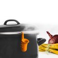 thumbnail image 4 of Oleegame 2PC Stainless Steel Cutlery Set Pot Silicone Steam Can And Flared Overflow Spoon Cover Holder Holder Kitchen，Dining & Bar, 4 of 7