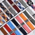 thumbnail image 3 of Boucle Tressée Solo Ajustable avec Boucle Compatible avec Apple Watch pour Hommes et Femmes, Bracelet Souple en Nylon Extensible Élastique pour iWatch Series SE 6 5 4 3 2 1 (Bleu, 38/40 mm), 3 of 5