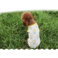 thumbnail image 1 of Pet Dog Cute Vest Summer Outing Printed Cool Breathable Pet Clothing For Small Medium Dogs, 1 of 7