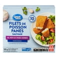 thumbnail image 3 of Great Value Roasted Garlic & Herb Breaded Fish Fillets, 500 g, 3 of 3