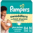 thumbnail image 1 of Pampers Swaddlers Diapers, Size 0 (up to 10 lbs), Absorbent, Keeps Baby Dry and Comfortable, Skin Safe Disposable Baby Diaper, 1 of 27