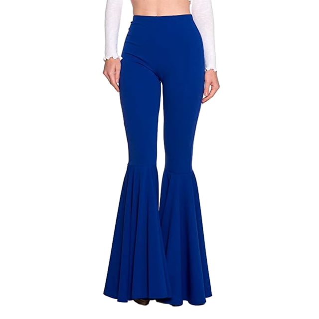 Transemion Stretchy Woman Pants Lightweight Multiple Sizes Available Comfortable Trousers navy blue L 1Set