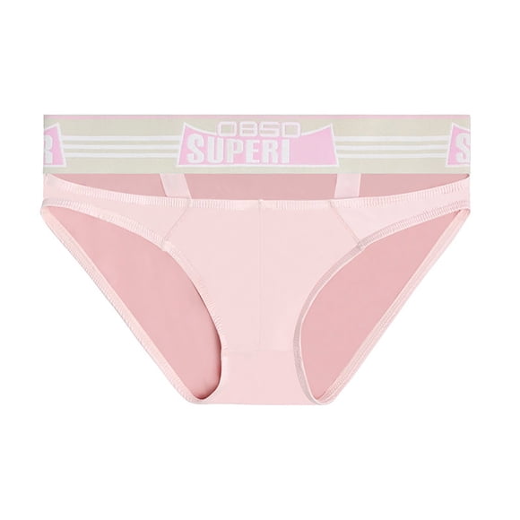 Ediodpoh Men's Thong See Through Underwear Suspender T Pants Sexy Men Breathable Triangle Underwear Sexy Men Underwear Pink M
