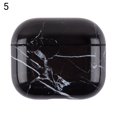 thumbnail image 2 of Protective Case Dust-proof Anti-fall Ultra-thin Marble Pattern Bluetooth-compatible Earphone Protective PC Sleeve for AirPods 3, 2 of 8