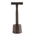 thumbnail image 1 of Safety Razor | Perfect for Everyday Use | Barbershop Quality Close Smooth Shave | Luxury Razor for Men,Matt black, 1 of 6