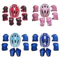 thumbnail image 4 of Essen Kids Children Roller Skates Bike Safety Helmet Knee Elbow Wrist Guard Pad Set, 4 of 6