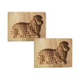 thumbnail image 1 of Oleegame 2PC Cookie Mold Cookie Molds Provences Rose Cookie Stamp Embossing Molds Craft Decorating Baking Tool, 1 of 4