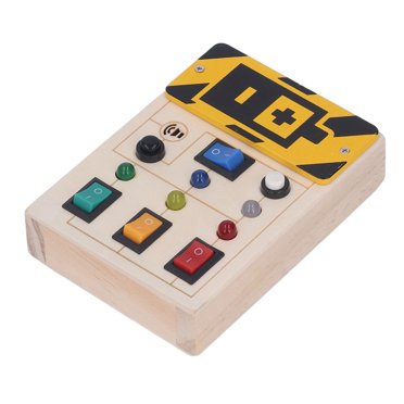 Planche d'Activités Montessori, Planche Sensorielle en Bois pour Garçons et Filles, Cadeaux d'Anniversaire