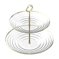 thumbnail image 2 of GFHFHITJ Plasticmulti Tier Cake Stand Multi-layer Fruit Cake Candy Tray Foreground Placed Snacks Snacks Living Room Coffee Table Household, 2 of 6