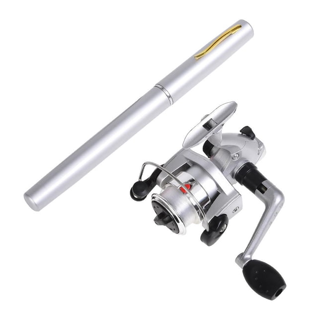Fishing Rod Reel Combo Mini Pen Fishing Pole Kit Telescopic Fishing Rod κμ Z5D3