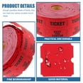 thumbnail image 3 of 1 Roll of Raffle Tickets Roll Amusement Park Tickets Universal Tickets Roll Tickets Label Roll, 3 of 7