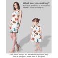 thumbnail image 5 of Soimoi Musical Instruments Printed, Poly Canvas Fabric, Decor Sewing Fabric by The Yard 56 Inch Wide,Decorative Fabric for Curtains Tote Bags, Red, Orange, 5 of 5