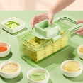 thumbnail image 4 of Vegetable Chopper, Multifunctional Grater and Slicer,Onion Chopper Pro Food Chopper, Kitchen Vegetable Slicer Dicer Cutter Grater, Veggie Chopper with Container for Salad Onion Potato Carrot, 4 of 8