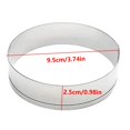 thumbnail image 3 of Bovemsi Kitchen Gadgets Stainless Cake Ring Round Tower Ring Ring Crust Bread Household Hamburger, 3 of 6