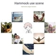 thumbnail image 4 of Yingyy Chaise Hamac Suspendue Extérieure Siège Balançoire Hamac Simple Chaise Balançoire Suspendue pour Intérieur Extérieur avec Sangle Sac de Rangement, 4 of 9