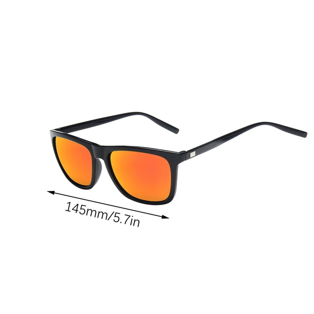 Birdeem Lunettes de Soleil Tendance pour Hommes, Lunettes de Soleil Colorées à Mercure Réfléchissant, Lunettes de Soleil pour Photo de Rue