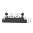 thumbnail image 2 of 48V 150A 4 Post Power Distribution Terminal Block Bus Bar with Cover for Cars RVs Boats Yacht, 2 of 7
