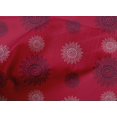 thumbnail image 4 of oneOone Cotton Cambric Fabric Spiral & Floral Block Print Fabric BTY 56 Inch Wide, 4 of 4