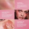 thumbnail image 4 of 4 Color Liquid Powder Blusher Eye Shadow Lip And Cheek Purpose Facial Natural Fine Flash Highlight 12Ml, Makeup White Blusher, 4 of 9