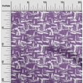 thumbnail image 2 of oneOone Georgette Viscose Purple Fabric Abstract Craft Projects Decor Fabric Printed By The Yard 42 Inch Wide, 2 of 4