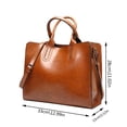 thumbnail image 2 of Estbridg Handbags For Women Large Designer Ladies Bag Bucket Purse Leather, 2 of 5