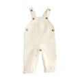 thumbnail image 1 of Toddler Girls 3-14Years Jumpsuit & Rompers Big Kid Bib Overalls Denim Pants Khaki, 1 of 9
