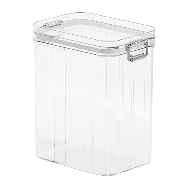 Bdday Storage Bin Sealed Storage Tank for Cereals Large Storage Box Kitchen Food Storage Dry Fruit Tea Sealed Tank Clear Storage Containers