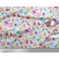 thumbnail image 3 of Soimoi Rayon Fabric Dot,Octopus & Jellyfish Ocean Print Fabric by Yard 42 Inch Wide, 3 of 3