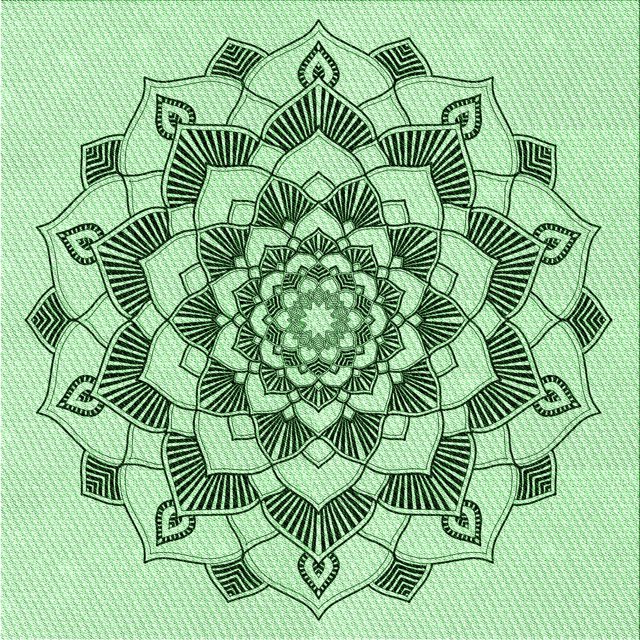 Ahgly Tapis d'Intérieur Lavable en Machine Carré Vert Menthe, 8 Pieds Carré