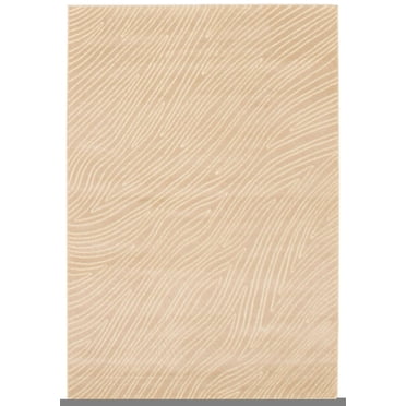 ECARPET Modern Area Rug for Dining Room, Living Room, Bedroom or Den Vector Ivory