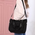 thumbnail image 3 of relayinert Sac à Main pour Femmes - Nylon Résistant aux Déchirures Fabriqué avec Plusieurs Façons de Transporter Sac à Bandoulière Rouge Vin 1 Ensemble, 3 of 6