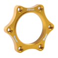 thumbnail image 1 of MTB Threaded Front/Rear Aluminium Alloy Disc Brake Rotor Flange Adapter Base Golden 48mm, 1 of 7