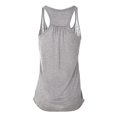 thumbnail image 2 of Bella Ladies Flowy Racerback Tank, L, Athletic Heather, 2 of 2