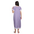 thumbnail image 3 of Moomaya Printed Nightdress For Ladies Cotton Ruffled Border Nursing Night Gown, 3 of 5