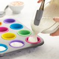 thumbnail image 3 of Tasses de Cuisson Réutilisables en Silicone, Lot de 12, Multicolore, 3 of 6