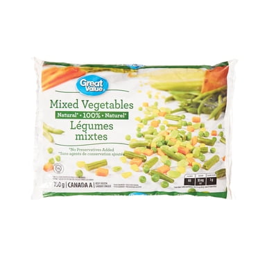 Macédoine de légumes surgelés Great Value 750g