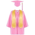 thumbnail image 1 of LYHaoo Preschool Kindergarten Graduation Gown Cap Set With Tassel And Graduation Sash For Child Size,Crewneck Basic Tees Sizes 4-5 Years, 1 of 6