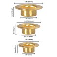 thumbnail image 2 of Yescom 4000 sets of 1/4"(6mm) 3/8"(9.5mm) 1/2"(12mm) Grommet Kits Brass Eyelets and Washers for Leather Tarp Prints, 2 of 4