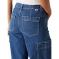 thumbnail image 2 of Levi Strauss Signature™ Women's Cargo Wide Leg Jeans, 2 of 5