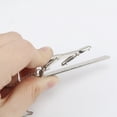 thumbnail image 4 of Shengyu 1pc Men Metal Silver Tone Simple Necktie Tie Bar Clasp Clip Clamp Pin, 4 of 8